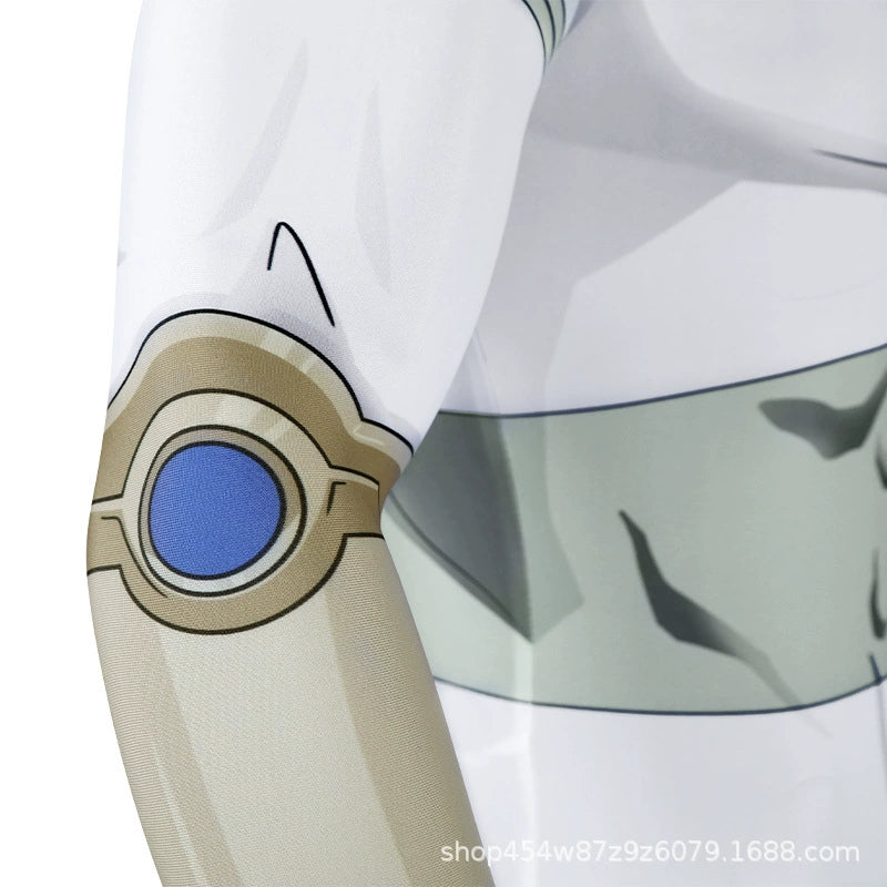 Conquest Invincible Kampf-Set Cosplay Kostuem Damen Weiß