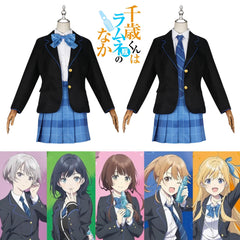 Yuko Hiiragi Ramune JK Uniform Cosplay Kostuem Damen