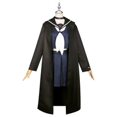 Plana Blue Archive Schul-Set Cosplay Kostuem Damen Schwarz Weiß