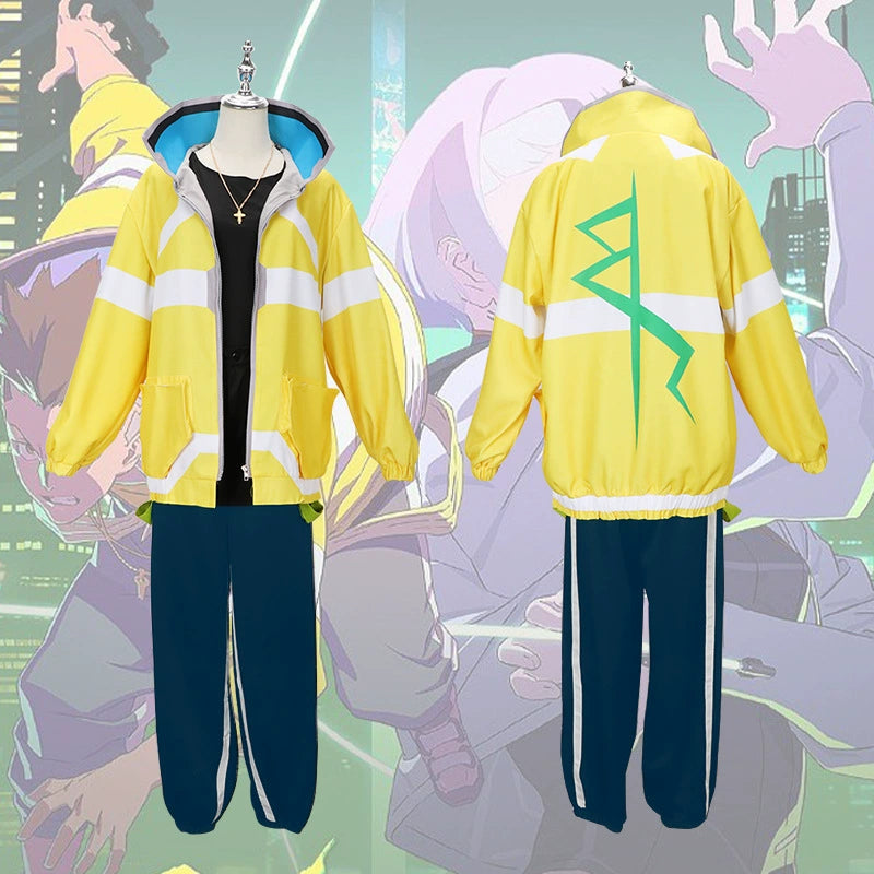 David Cyberpunk Edgerunners Runner Outfit Cosplay Kostuem Damen