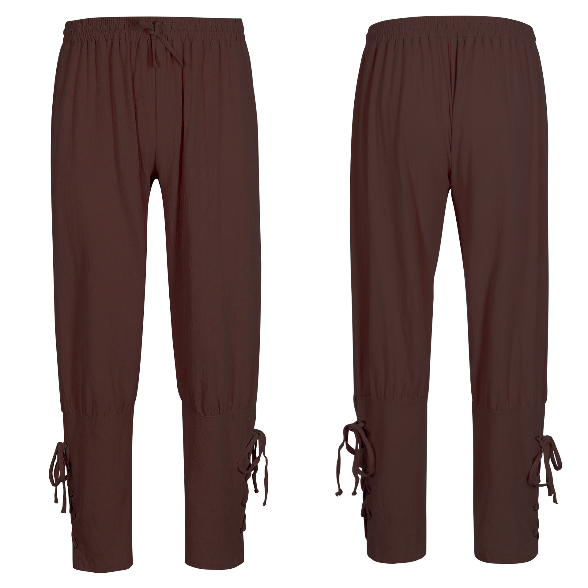 Retro-Bindehose – 4-farbige Wickelbeine für Pirat, HERREN