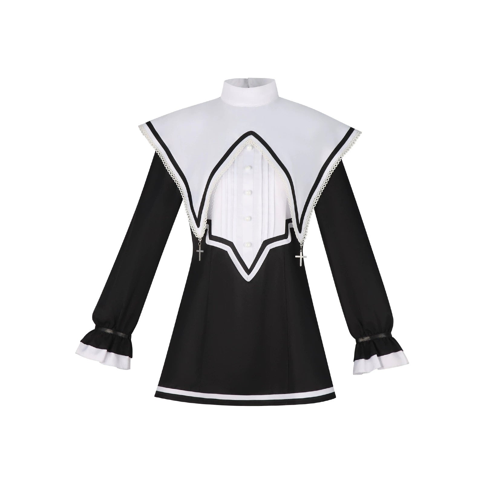 Shiomi Nono Project Sekai Nonnen-Kleid Cosplay Kostuem Damen Schwarz
