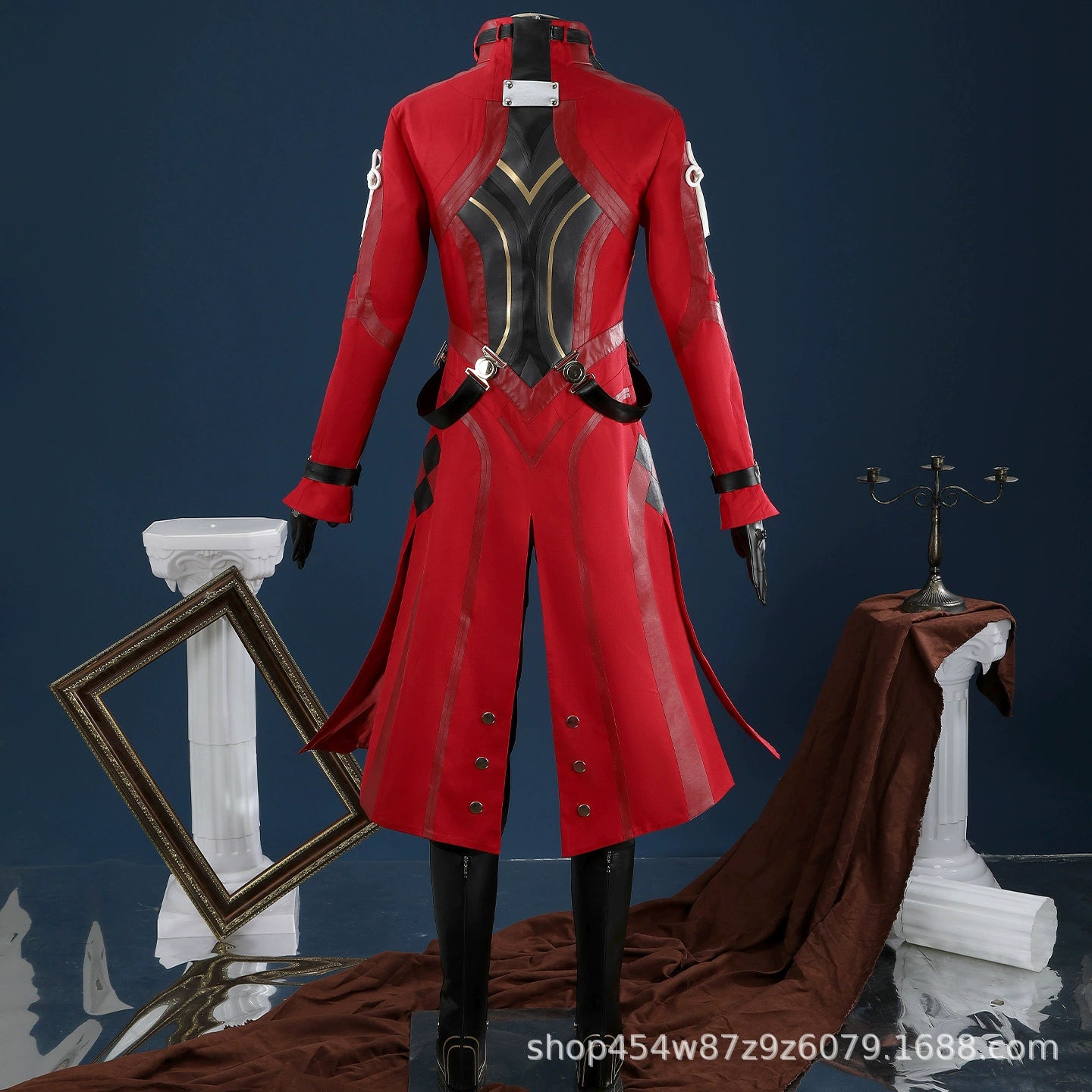Archer Fate Serie Anzug Cosplay Kostuem Damen Rot Schwarz