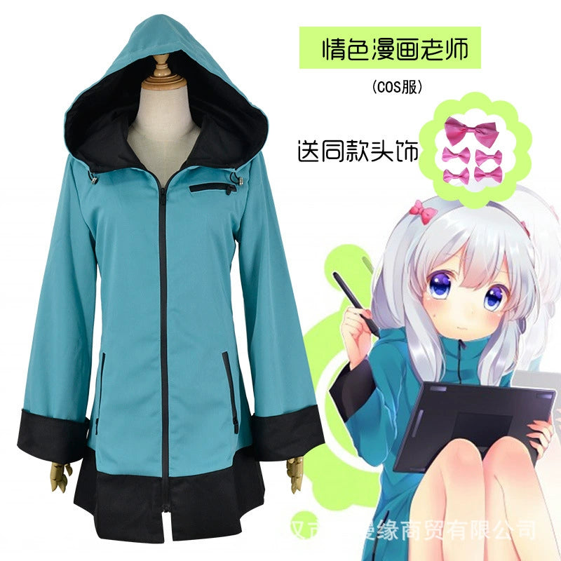 Sagiri Hoodie Eromanga Sensei Hoodie Set Cosplay Kostuem Damen