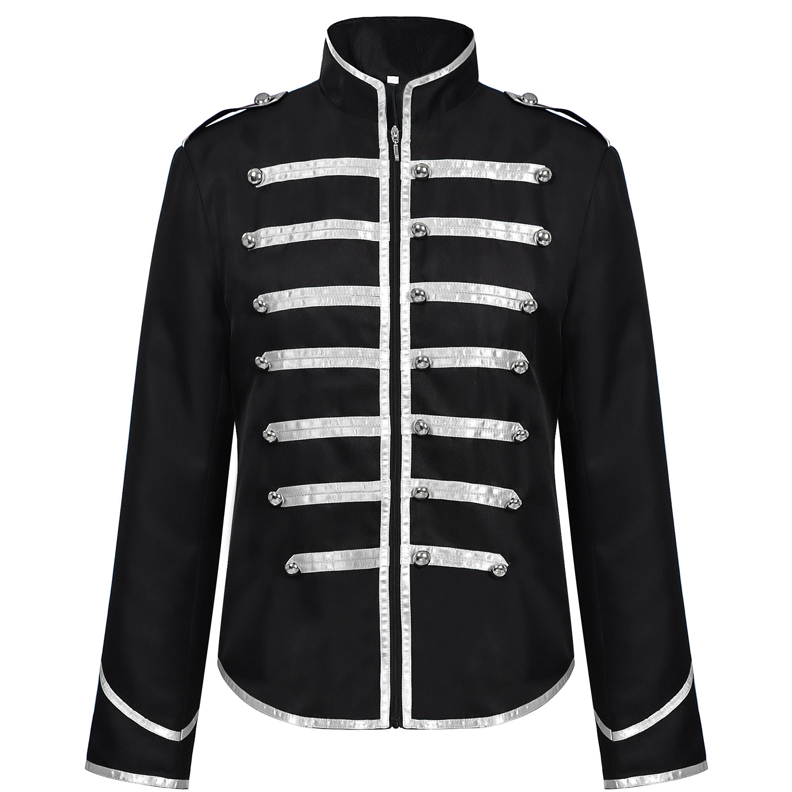 Drum-Major-Mantel – Militär-Bandjacke in 3 Farben, HERREN
