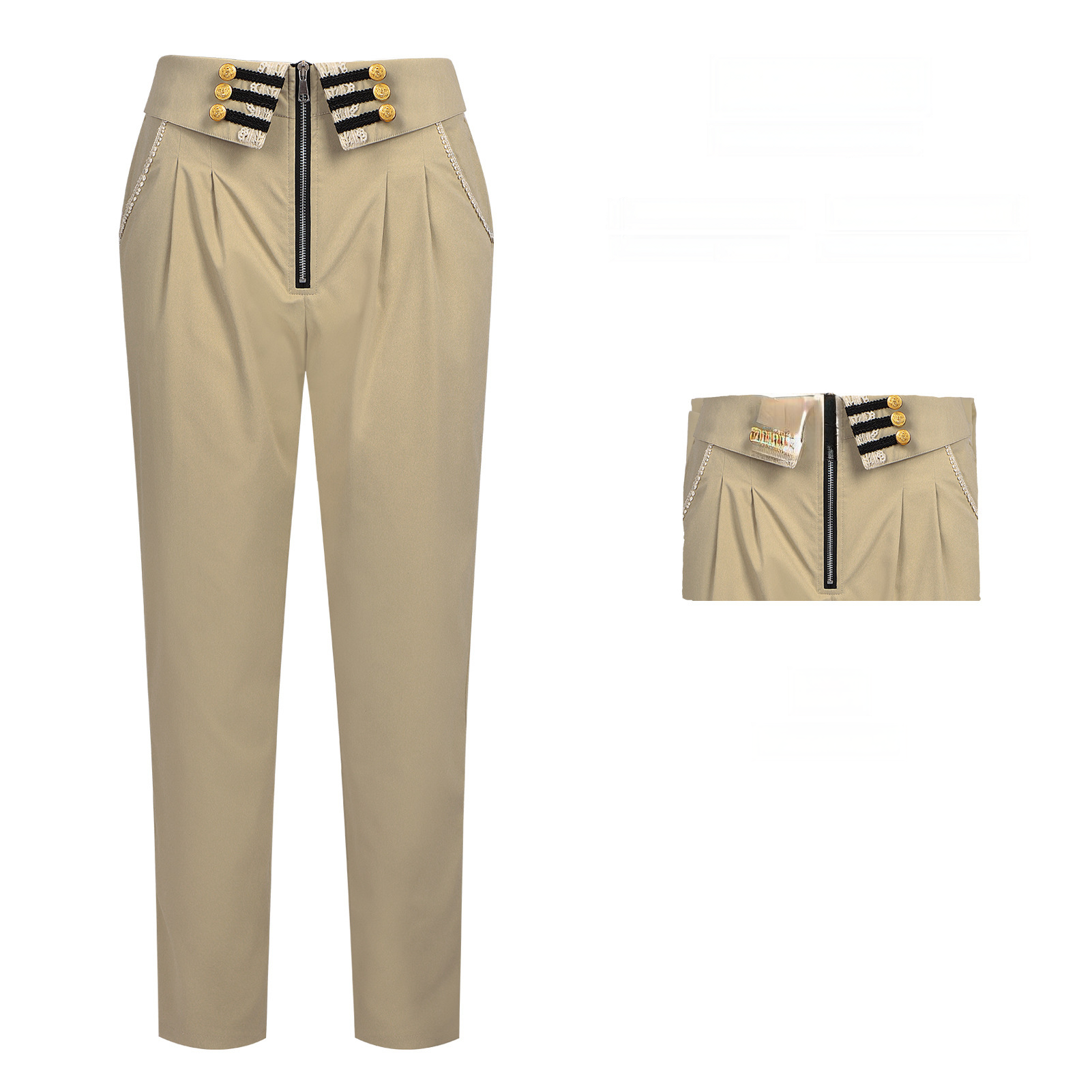 Barock-Pluderhose – Kniebund mit Goldknöpfen, HERREN