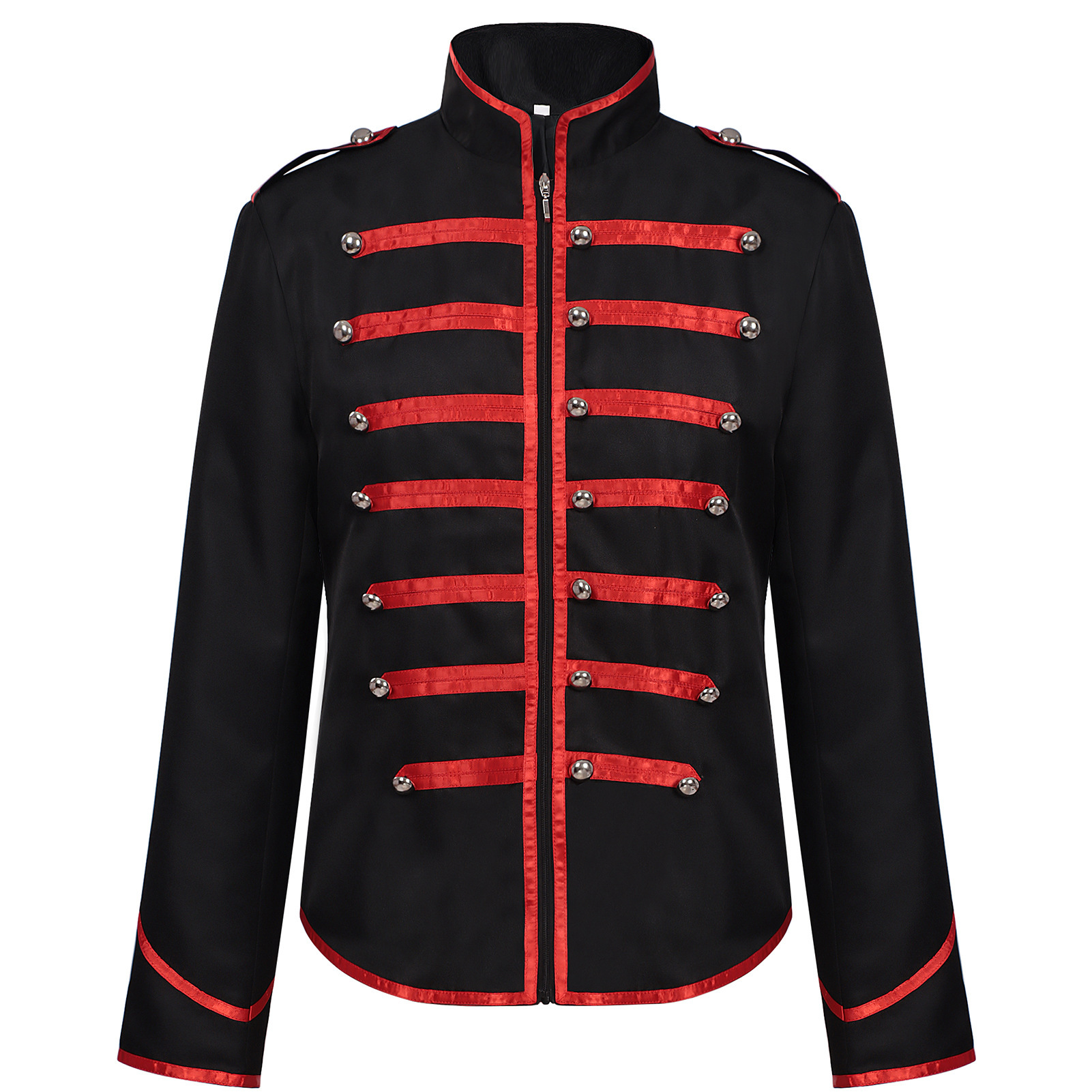 Drum-Major-Mantel – Militär-Bandjacke in 3 Farben, HERREN