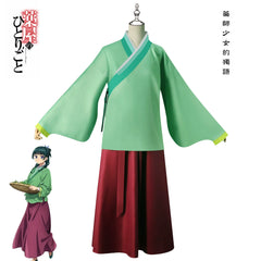 Maomao The Apothecary Diaries Hanfu-Kleid Cosplay Kostuem Damen Grün