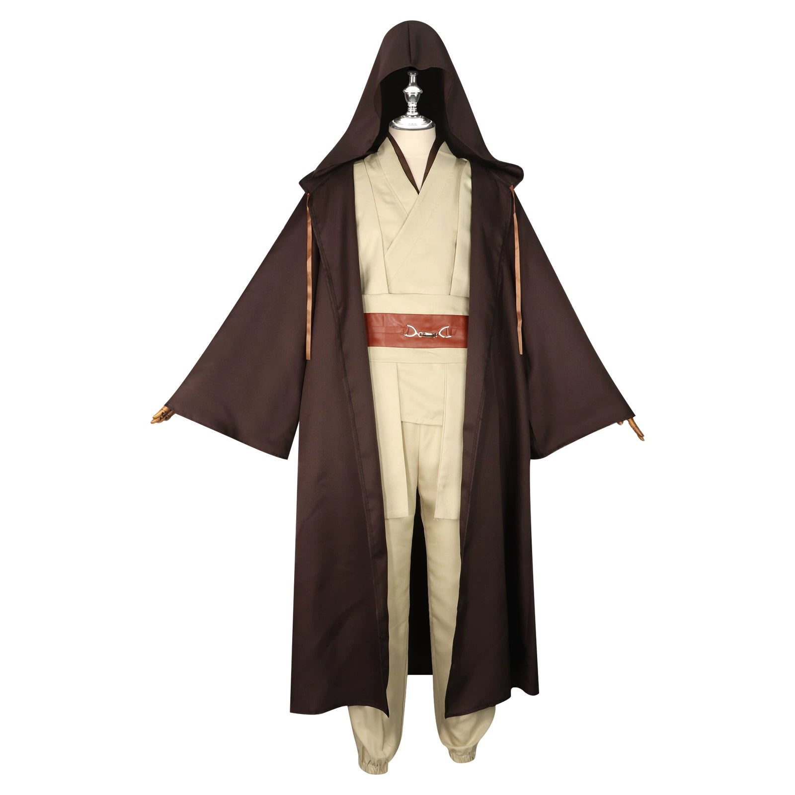 Obi-Wan Kenobi Star Wars Jedi-Meister Robe Cosplay Kostuem Damen