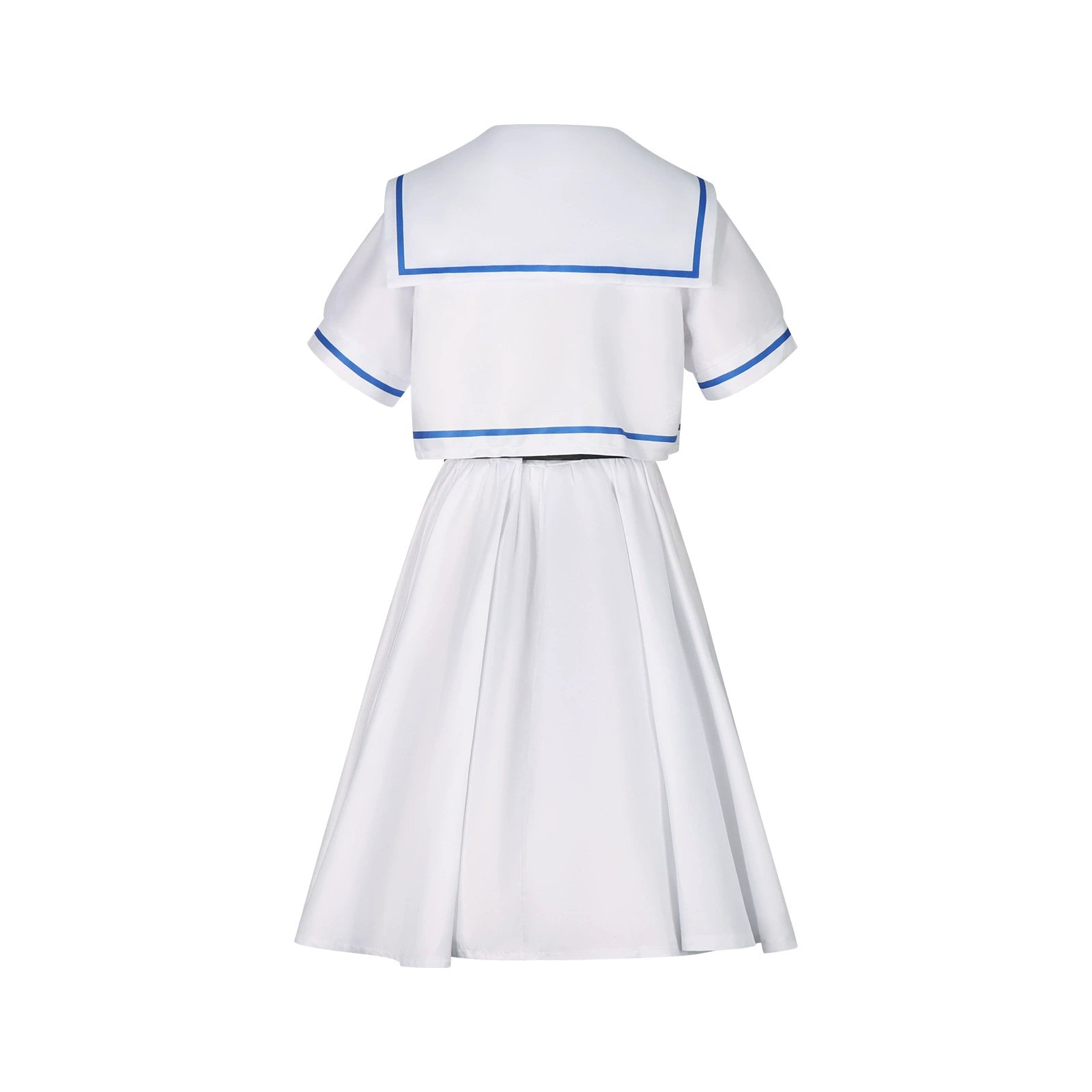 Hoshino Ichika Project Sekai Schuluniform Cosplay Kostuem Damen Blau Weiß