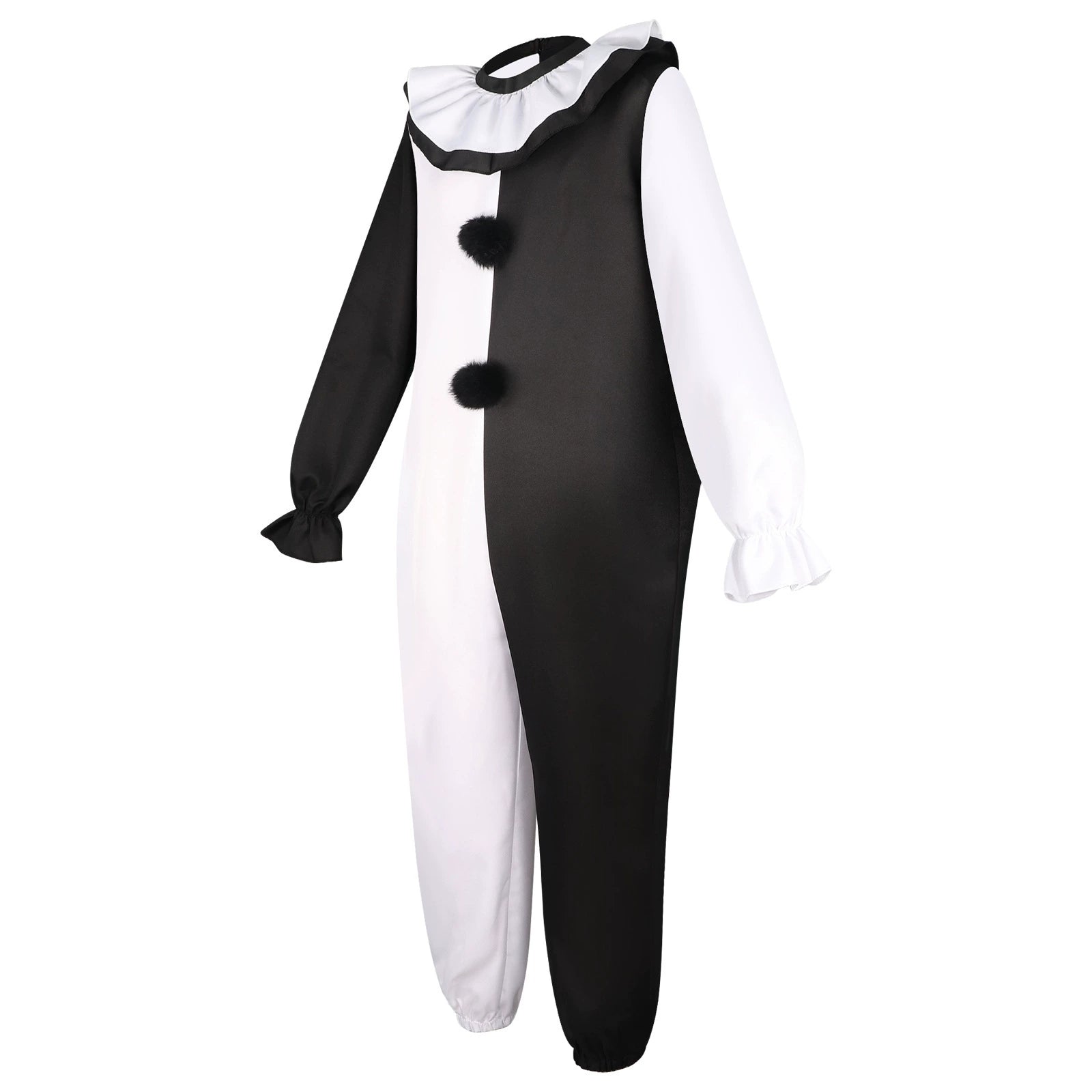 Art the Clown Terrifier Schwarz-Weisser Clown Anzug Cosplay Kostuem Damen