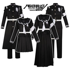 Doma Demon Slayer Upper Moon Two Cosplay Kostuem Damen