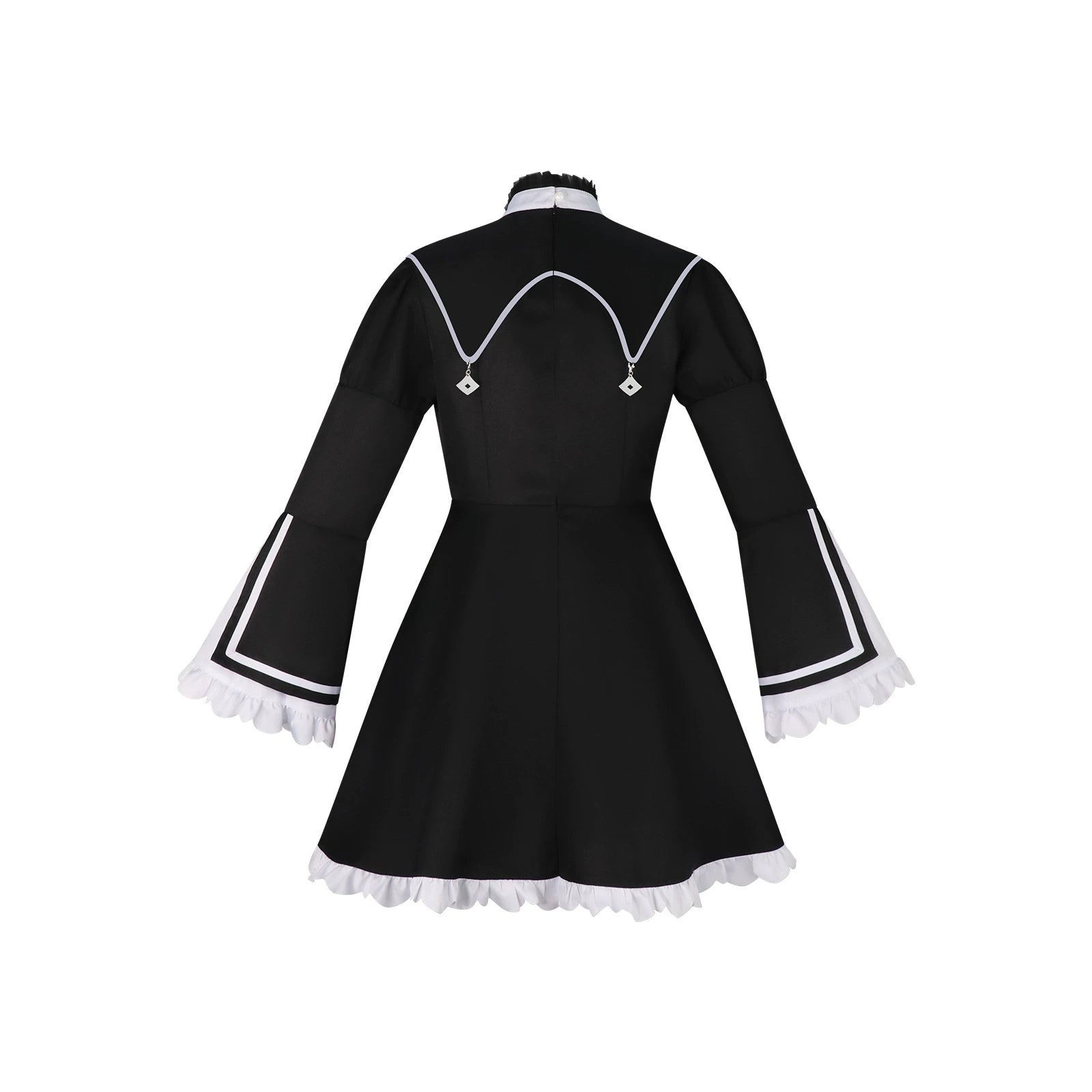 Shinonome Ena Project Sekai Nonnen-Kleid Cosplay Kostuem Damen Schwarz