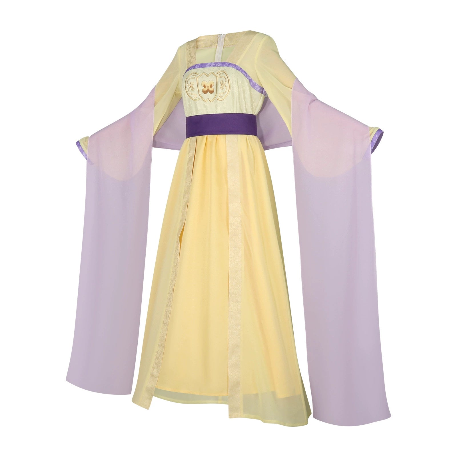 Maomao The Apothecary Diaries Hanfu-Kleid Cosplay Kostuem Damen Gelb
