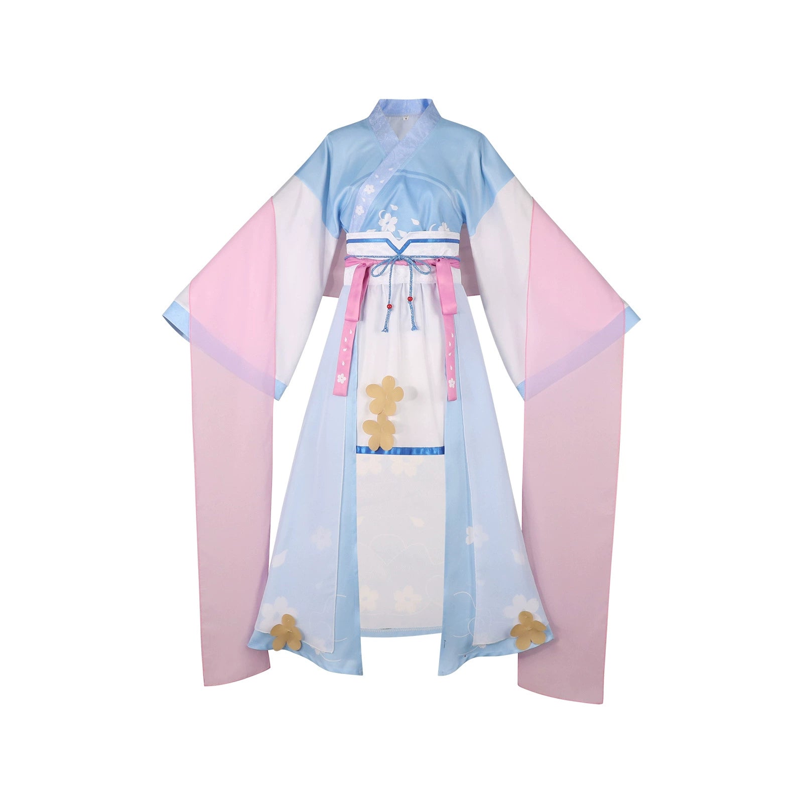 Takanashi Hoshino Blue Archive Hanfu-Kleid Cosplay Kostuem Damen Weiß