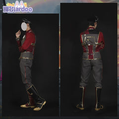 Silco League of Legends Unternehmer-Outfit Cosplay Kostuem Damen Grau