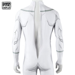 Mark Grayson Invincible Heldenanzug Cosplay Kostuem Damen Weiß