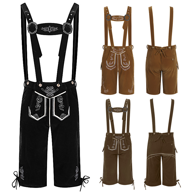 Männer-Lederhose – Trachtenlatzhose für Wiesn, HERREN