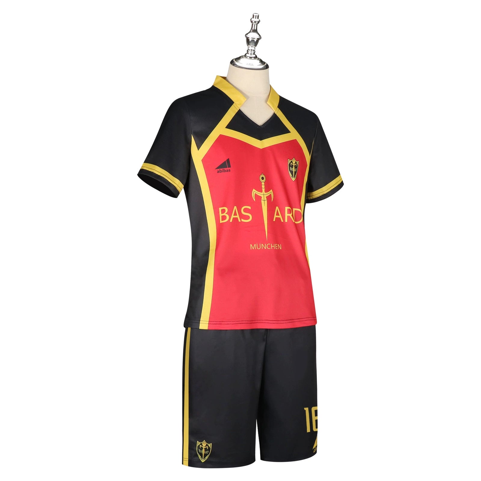 Michael Kaiser Blue Lock Fußball-Trikot Cosplay Kostuem Damen Weiß Blau