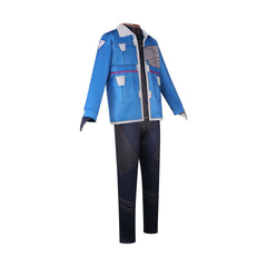 D Edgerunners Cyberpunk Edgerunners Blau-Weisser Anzug Cosplay Kostuem Damen