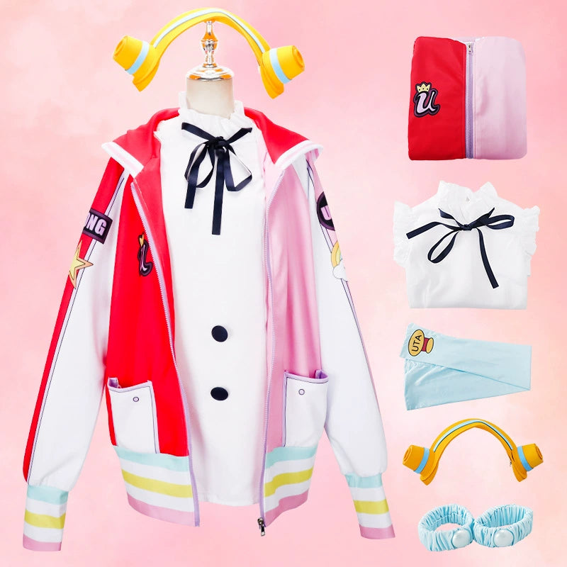 Uta Crown One Piece Bühnenoutfit Cosplay Kostuem Damen