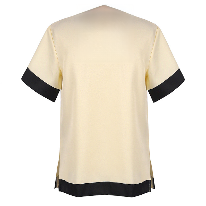 Schlitzsaum-Hemd SALE – Renaissance Kurzarm-Hemd, HERREN