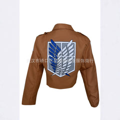 Freiheitsfluegel Jacke Attack on Titan Fluegel-Jacke Set Cosplay Kostuem Damen