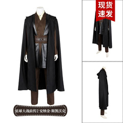 Anakin Skywalker Star Wars Sith-Robe Cosplay Kostuem Damen Schwarz
