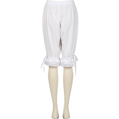 Spitzen-Pluderhose – viktorianische Bloomers für Renaissance & Lolita, DAMEN