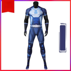 A-Train The Boys Anzug Cosplay Kostuem Damen Blau Weiss