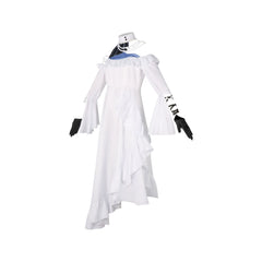 Phrolova Wuthering Waves Weißes Kleid Cosplay Kostuem Damen Weiß