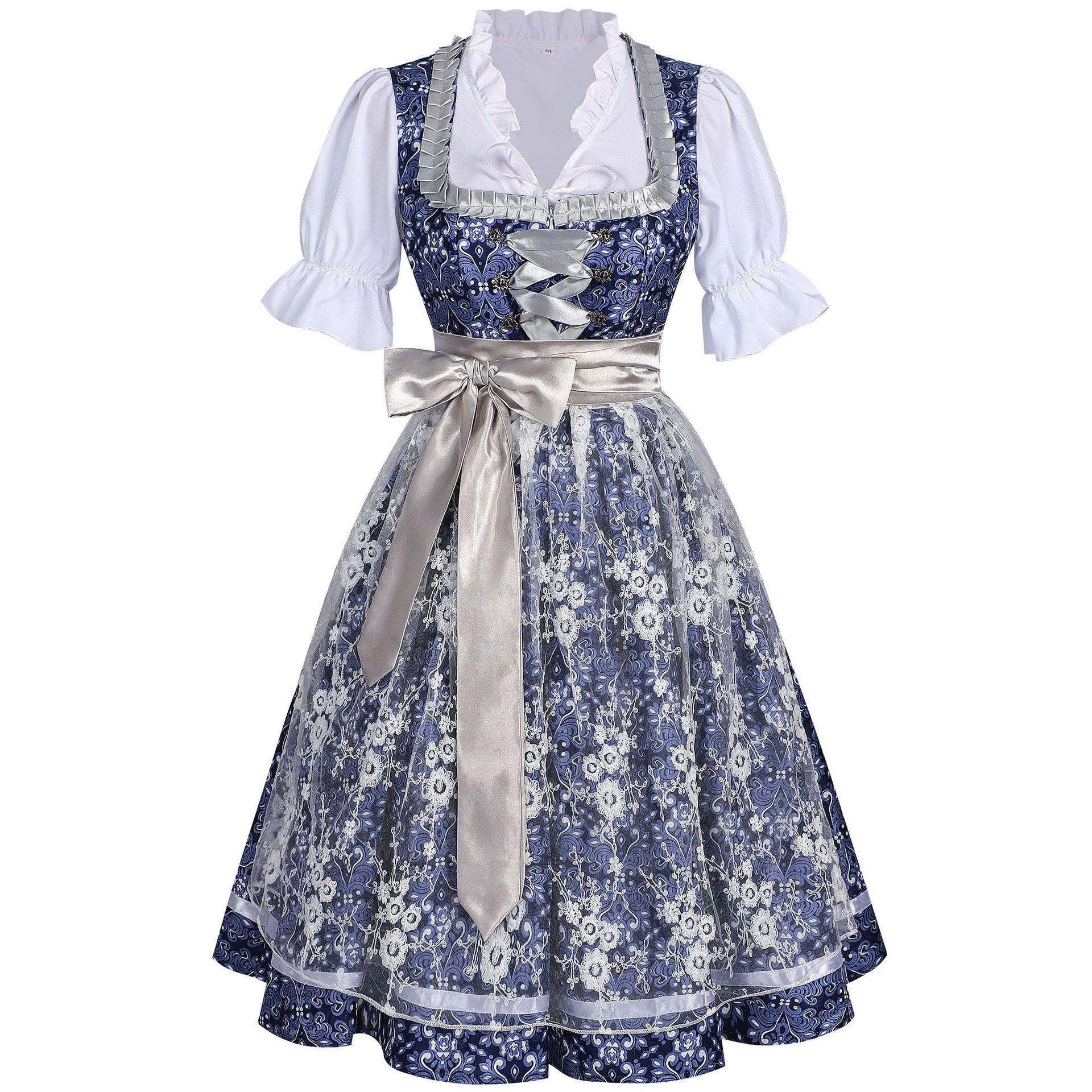 Bayerisches Dirndl floralk – Maid-Kleid Wiesn, DAMEN