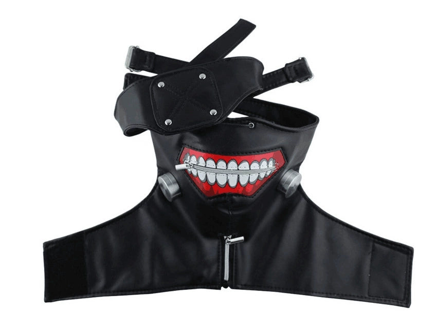 Ken Kaneki Tokyo Ghoul Schwarzer Kapuzenmantel Cosplay Kostuem Damen