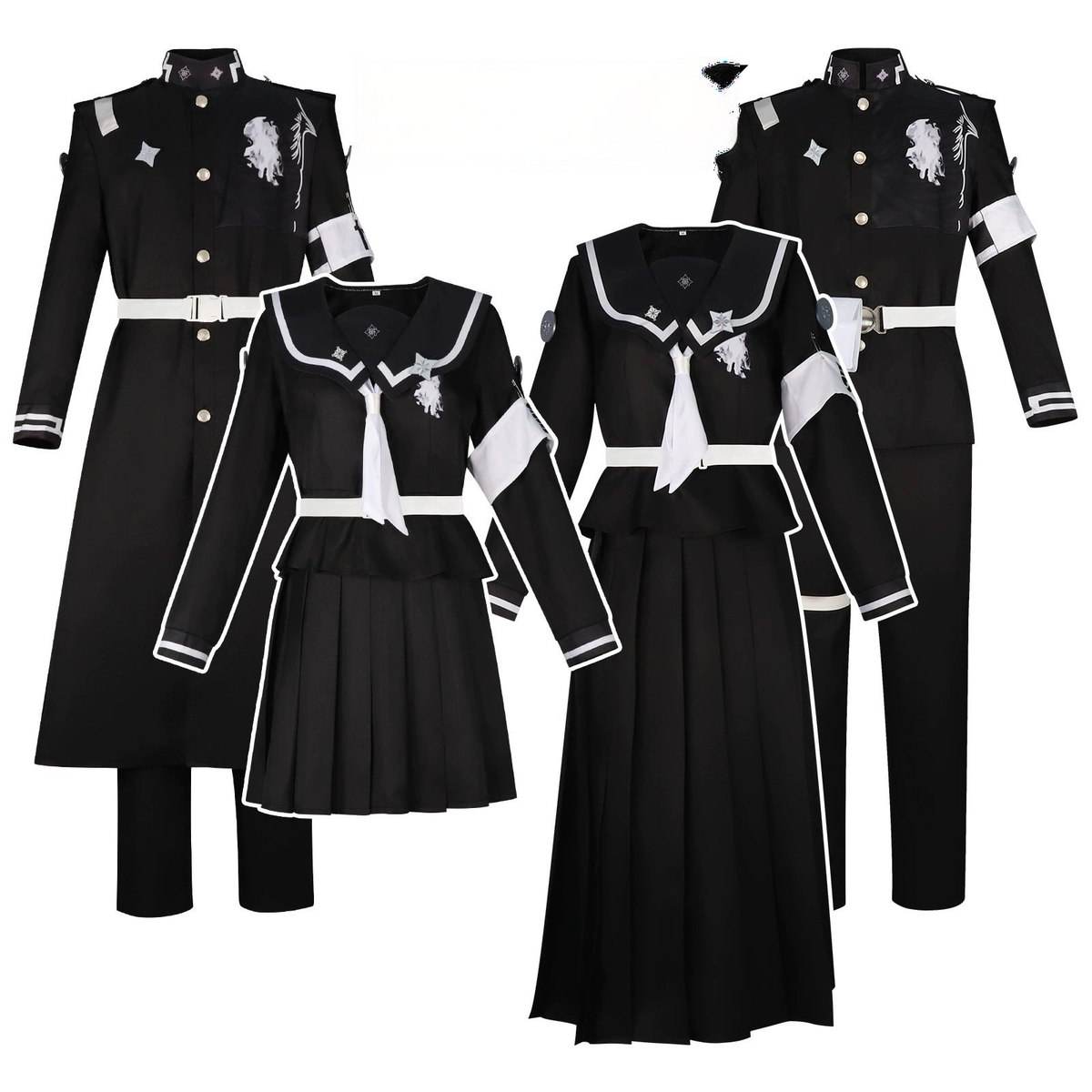 Doma Demon Slayer Upper Moon Two Cosplay Kostuem Damen