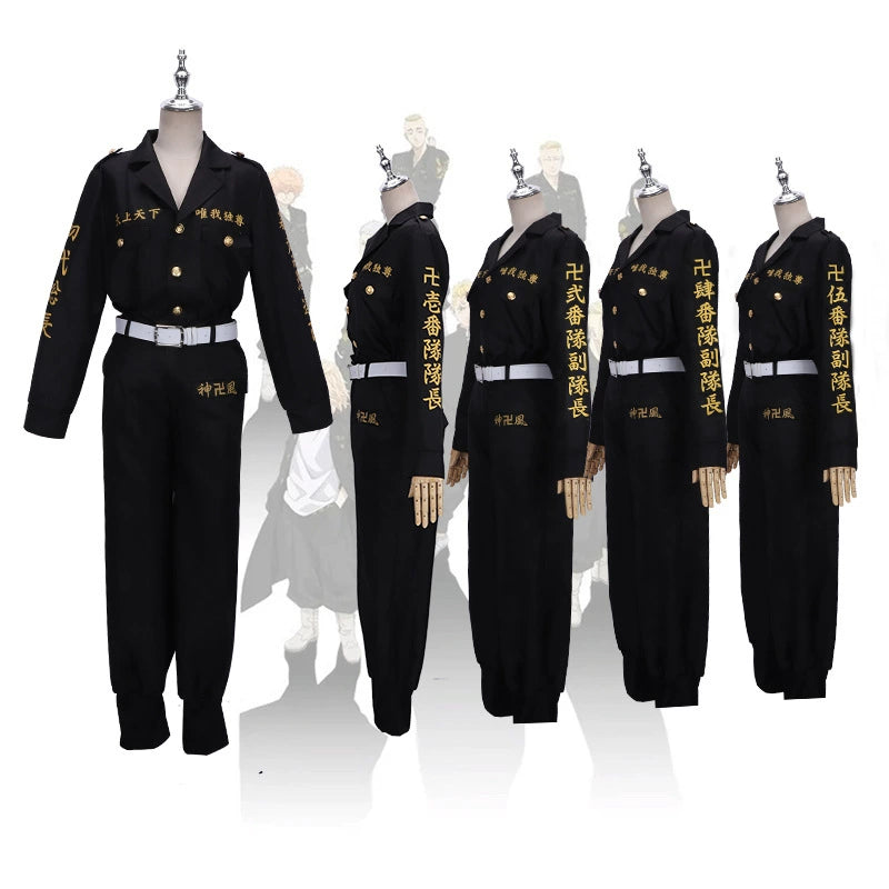 Mikey Tokyo Revengers Gang Uniform Cosplay Kostuem Damen