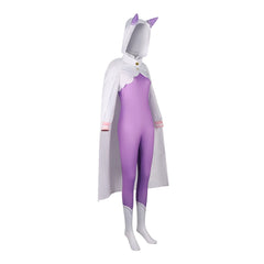 Emilia Re:Zero Violetter Catsuit Cosplay Kostuem Damen