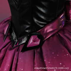 D.Va Magical Girl Overwatch Kleid Cosplay Kostuem Damen Schwarz Rosa