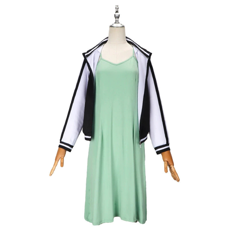 Gotoh Hitori Bocchi the Rock! Rosa Trackjacke Set Cosplay Kostuem Damen
