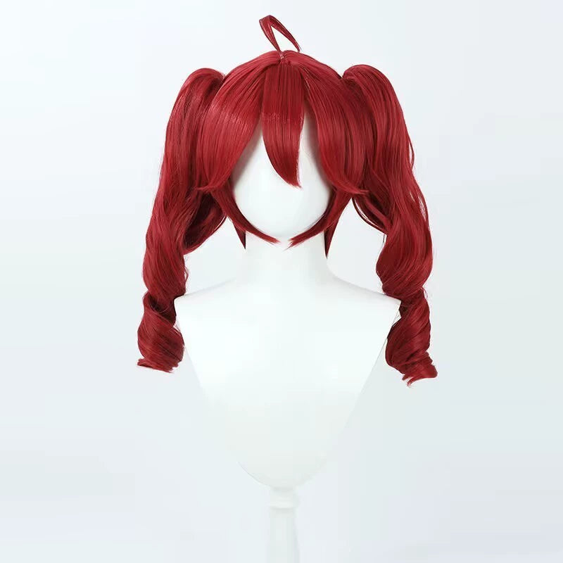 Kasane Teto Vocaloid Kleid-Set Cosplay Kostuem Damen Rot