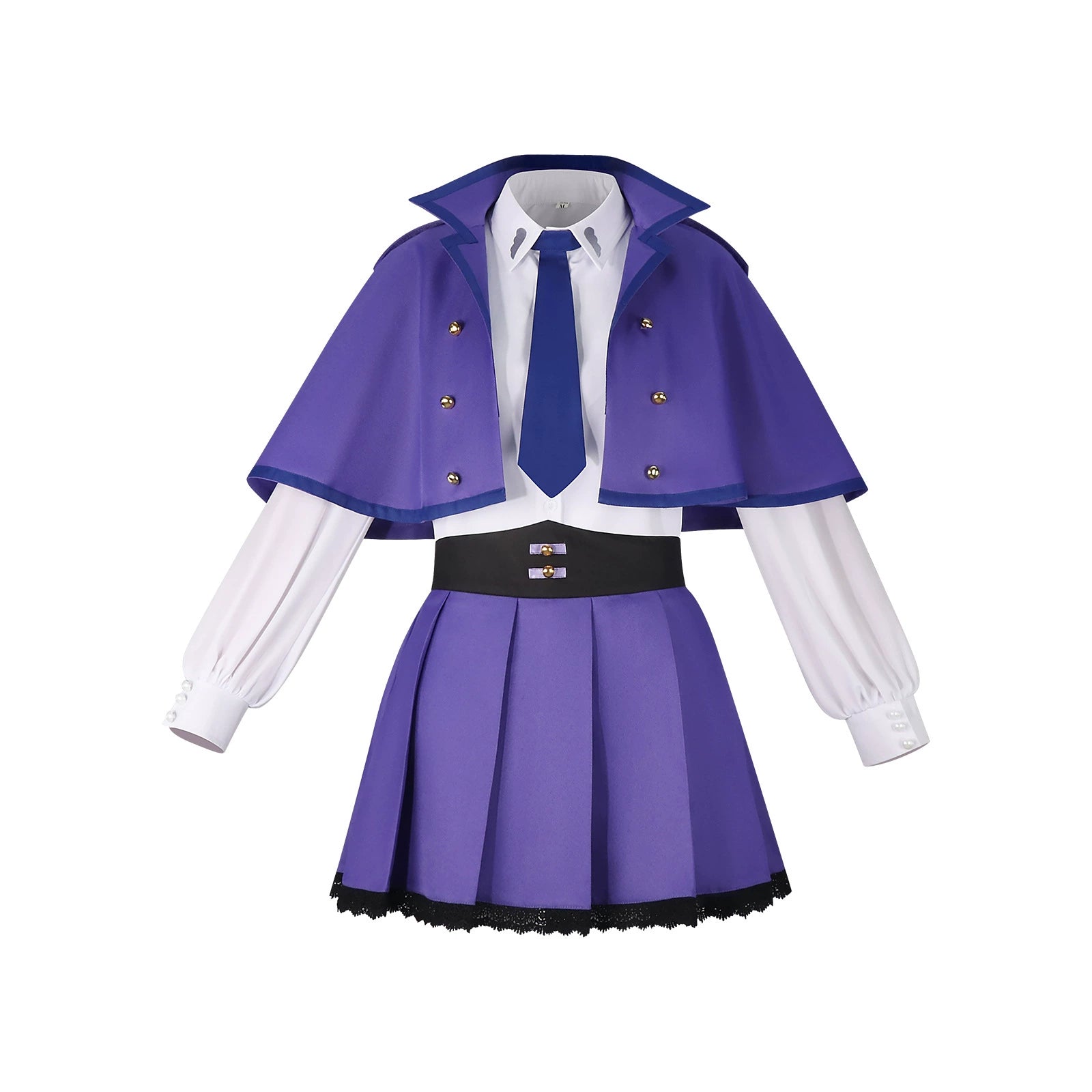Kasane Teto Vocaloid Cape-Kleid Cosplay Kostuem Damen Lila