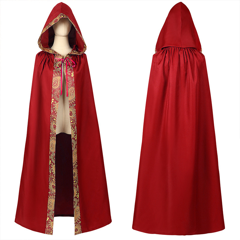 Klerus-Robe – Priestermantel mit Kapuze für Theater & Kostüm, HERREN