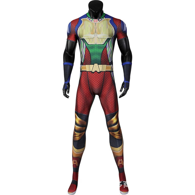A-Train The Boys Jumpsuit Cosplay Kostuem Damen Rot Blau