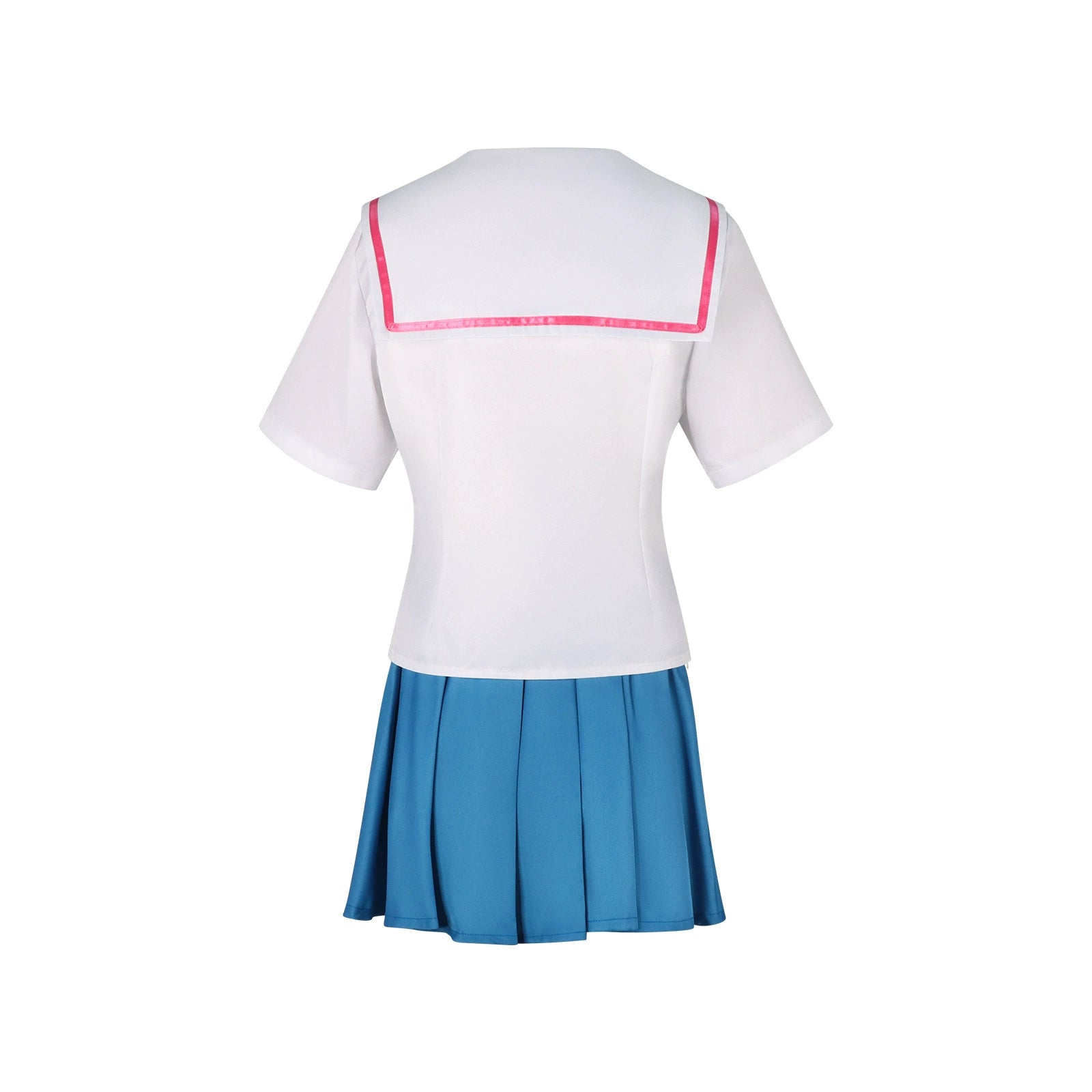 Kaguya Idol Matrosenkleid Cosplay Kostuem Damen Weiß Blau
