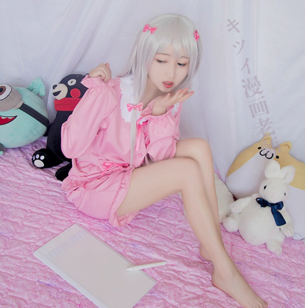 Sagiri Sleepwear Eromanga Sensei Schlafanzug Cosplay Kostuem Damen