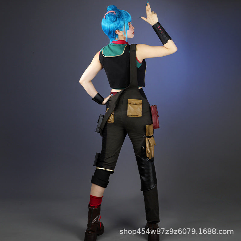 Powder League of Legends Outfit Cosplay Kostuem Damen