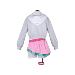 Kaguya Idol Hoodie-Kleid Cosplay Kostuem Damen Weiß