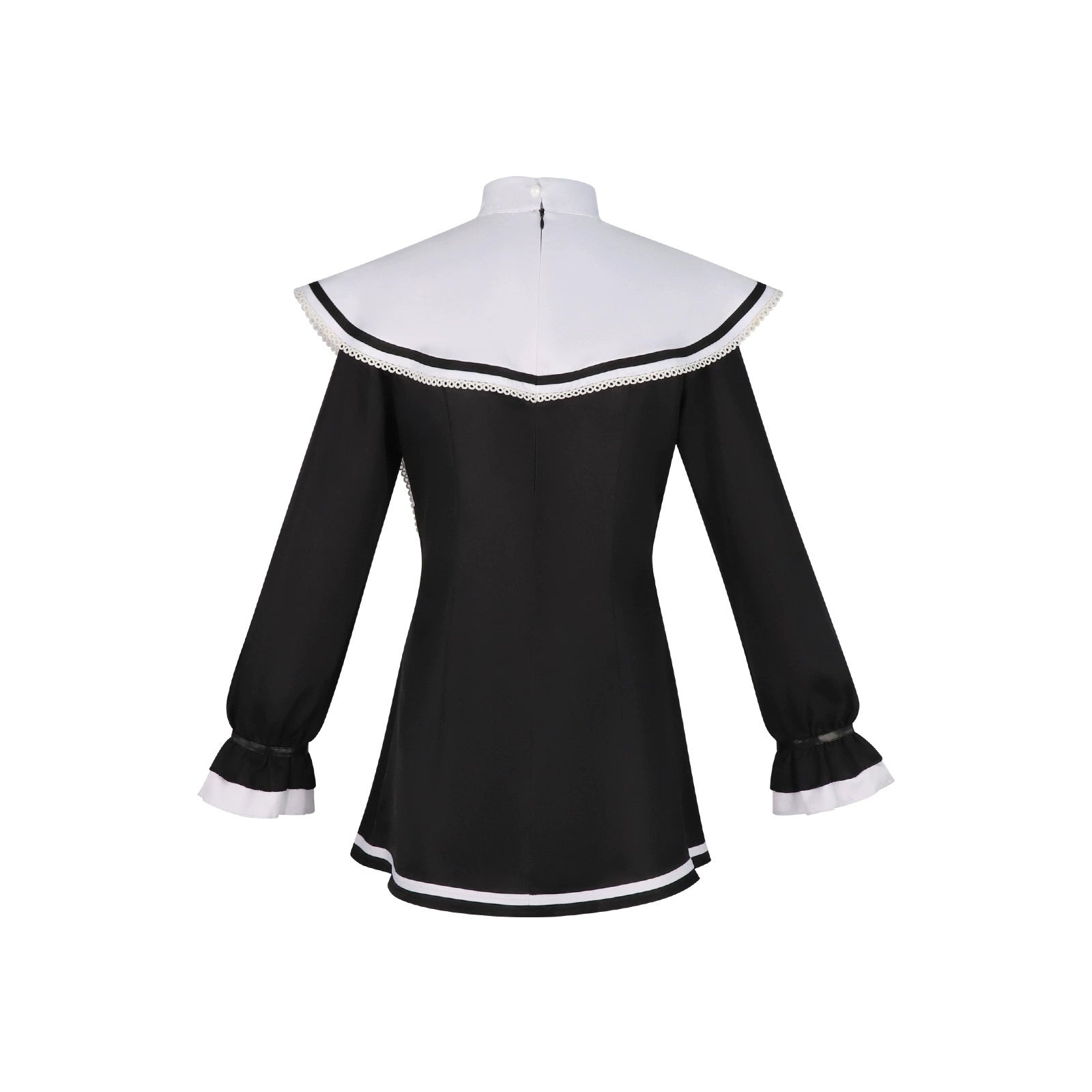 Akiyama Mizuki Project Sekai Nonnen-Kleid Cosplay Kostuem Damen Schwarz