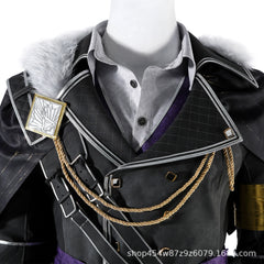 Verso Clair Obscur Expedition 33 Mantel Cosplay Kostuem Damen Schwarz Violett