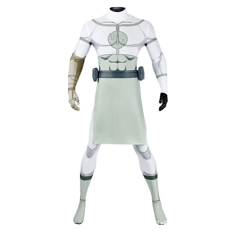 Conquest Invincible Kampf-Set Cosplay Kostuem Damen Weiß