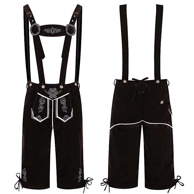 Männer-Lederhose – Trachtenlatzhose für Wiesn, HERREN